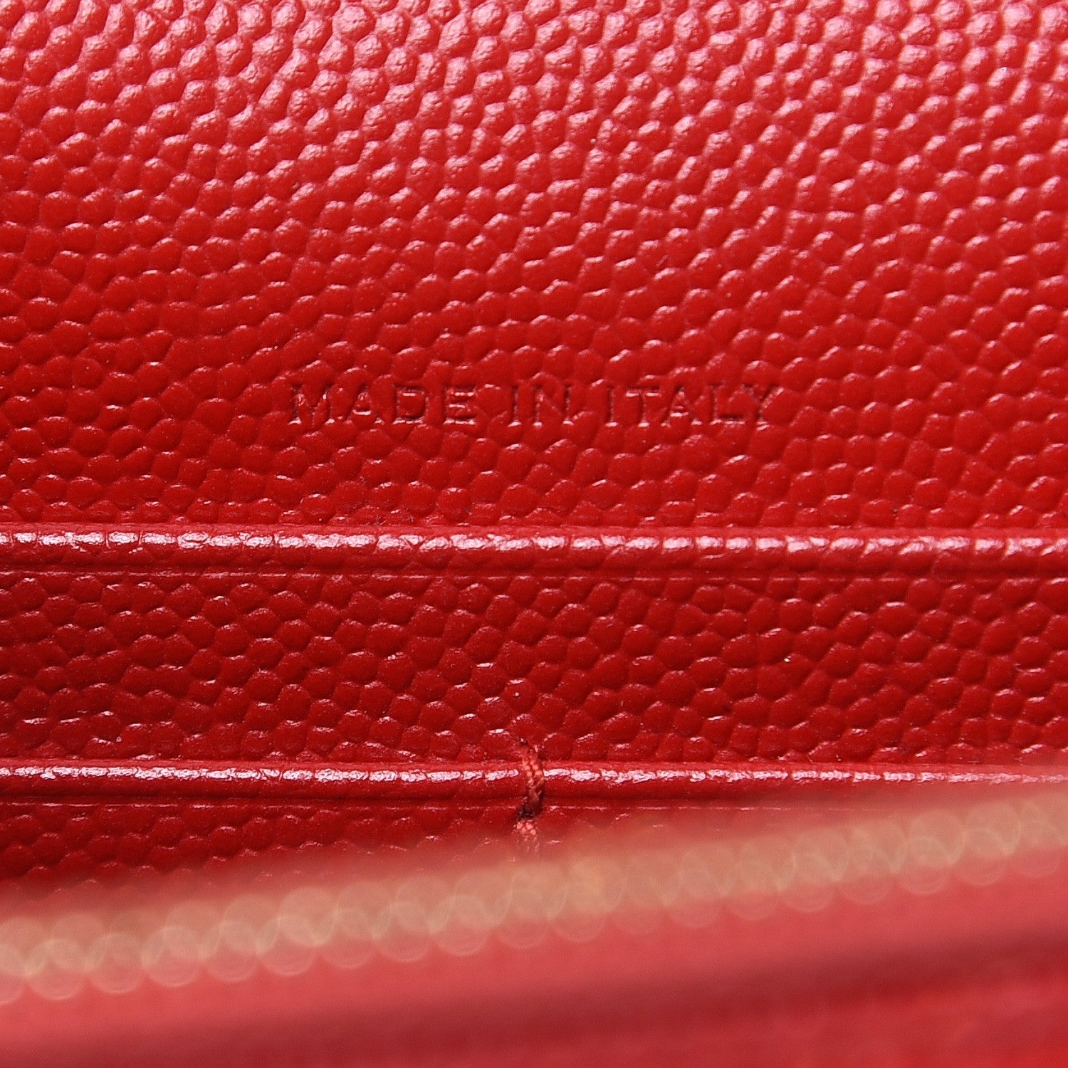 Saint Laurent Grain De Poudre Matelasse Chevron Monogram Envelope Chain Wallet New Red 7 of 12