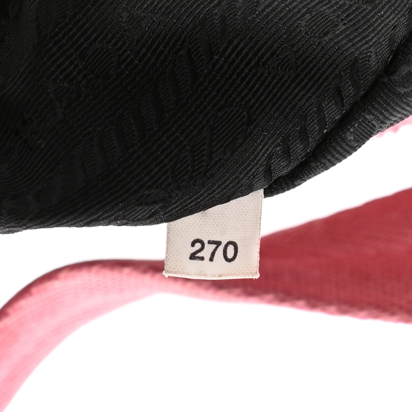 Terry Cloth Mini Re-Edition 2000 Bag Petalo Black