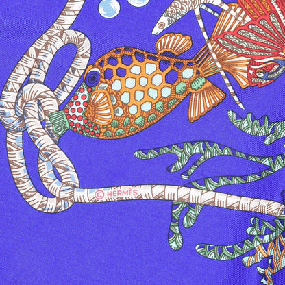 Hermes Silk Grands Fonds Scarf 90 4 of 5