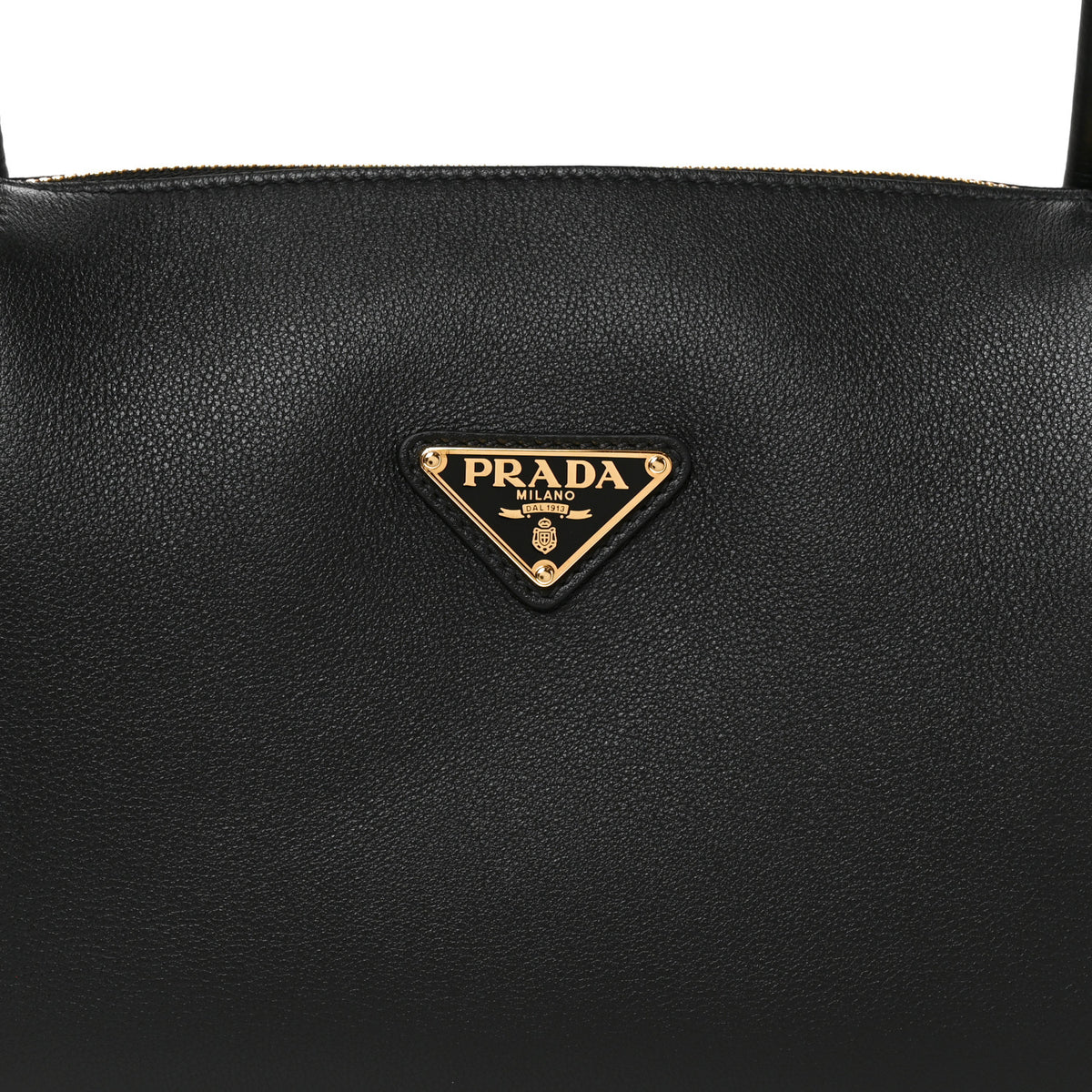 Prada Soft Calfskin Medium Darling Shoulder Bag Black 6 of 9