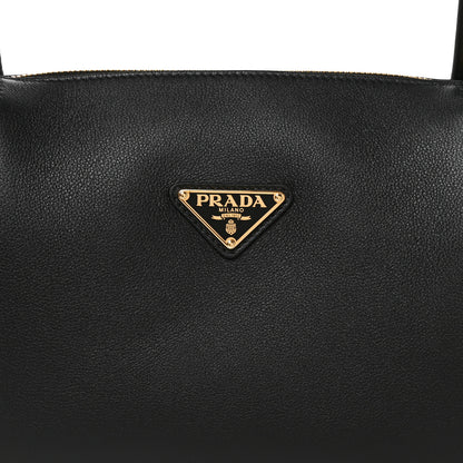 Prada Soft Calfskin Medium Darling Shoulder Bag Black 6 of 9