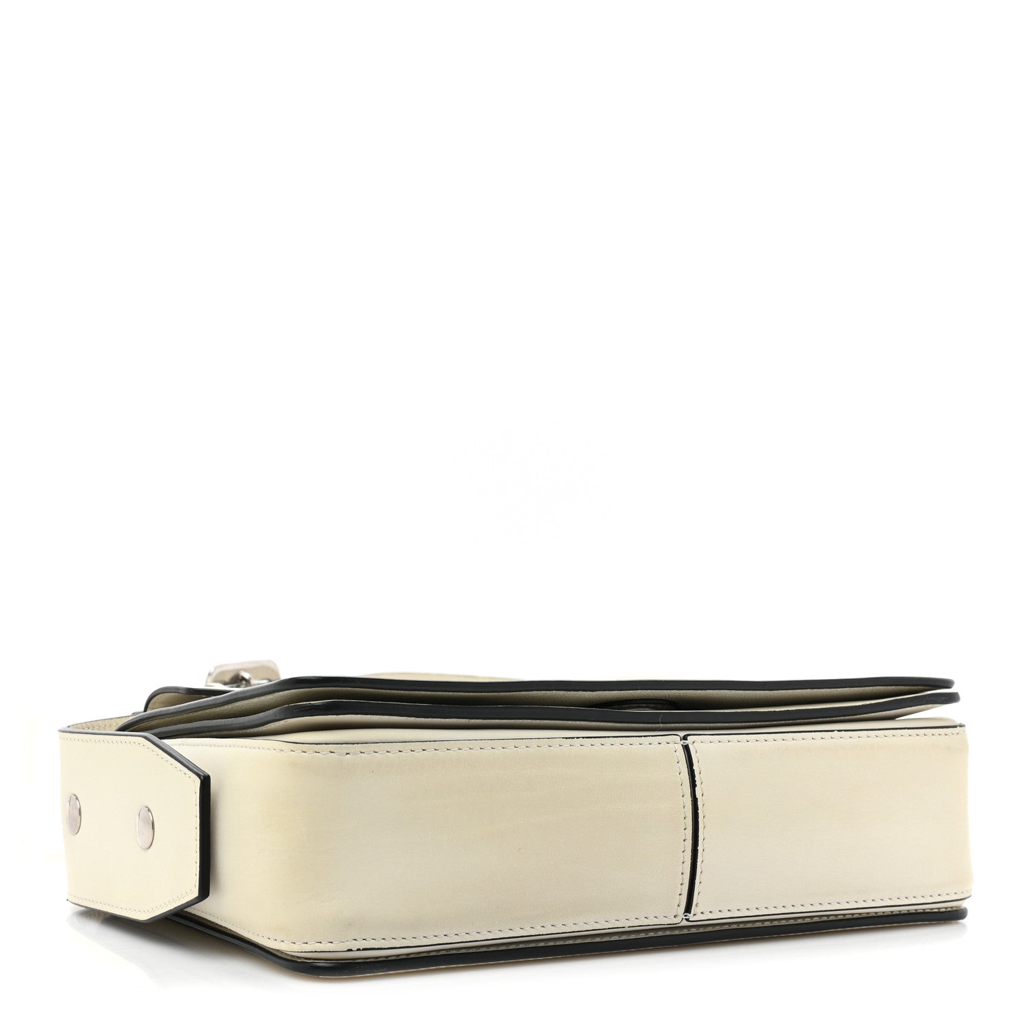 Celine Natural Calfskin Medium Biker Case Shoulder Bag White 4 of 14