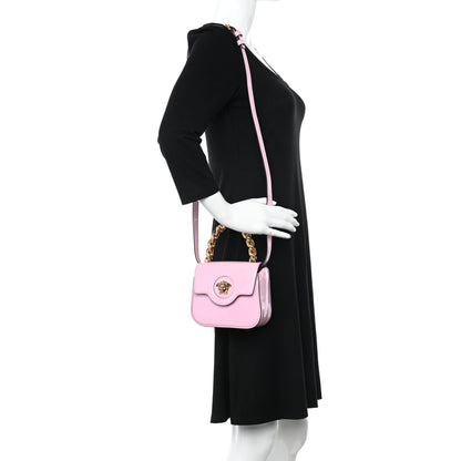 Versace Patent Mini La Medusa Bag Pink 2 of 12