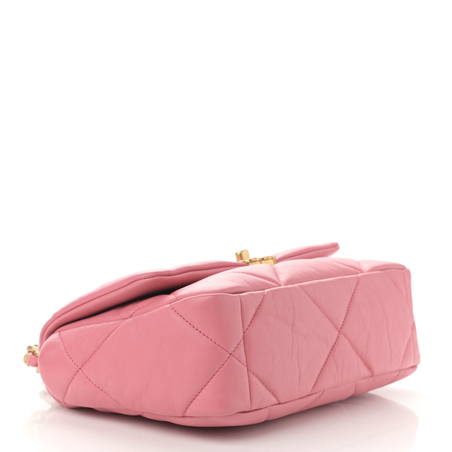 Lambskin Quilted Medium Chanel 19 Flap Pink
