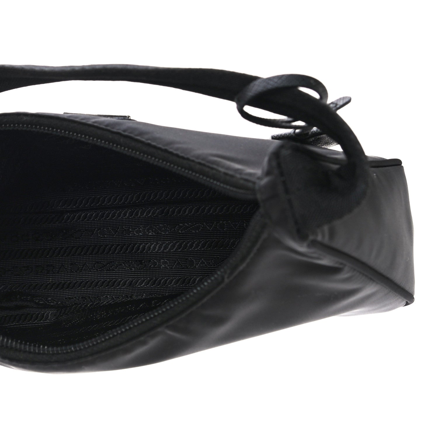 Prada Tessuto Nylon Mini Re-Edition 2000 Bag Black 5 of 11