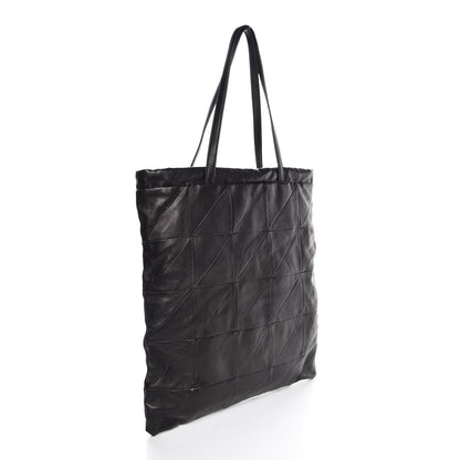 Saint Laurent Lambskin Patchwork Jamie Drawstring Bag Black 3 of 7