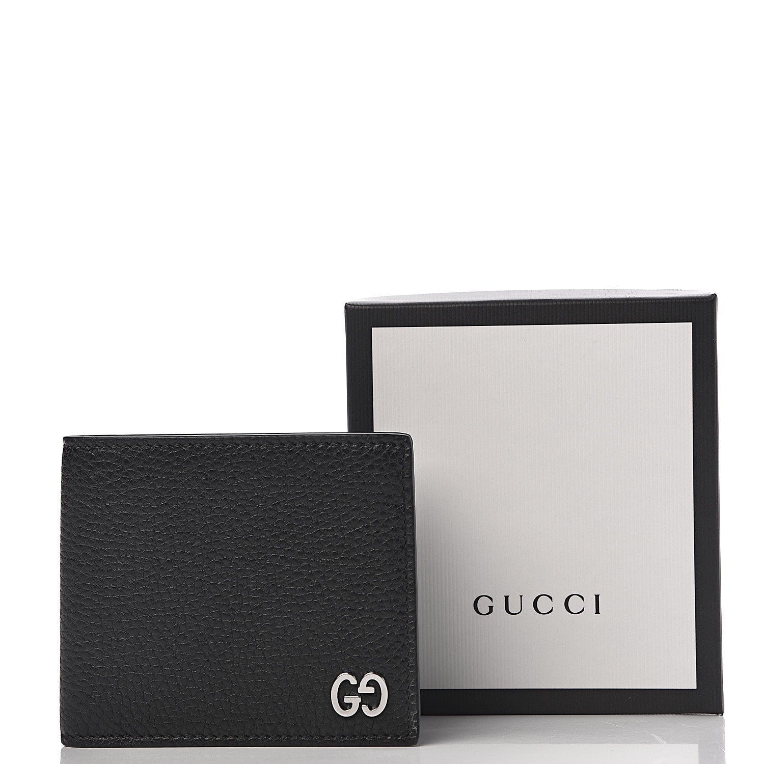 Gucci Calfskin Dorian Bi-Fold Wallet Black 8 of 8