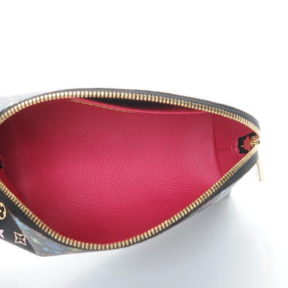 Louis Vuitton Monogram Multicolor Cosmetic Pouch Black Grenade 5 of 7