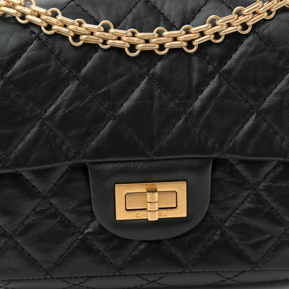 Chanel Aged Calfskin Quilted 2.55 Reissue Mini Flap Black 8 of 11