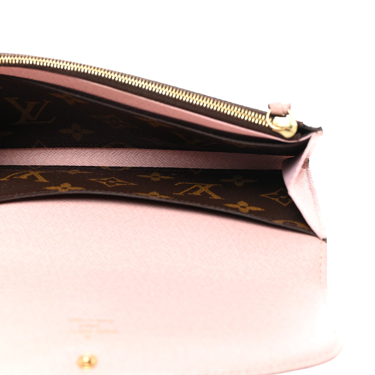 Louis Vuitton Monogram Emilie Wallet Rose Ballerine 5 of 7