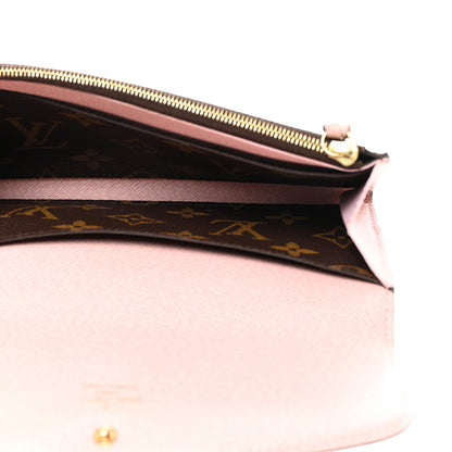 Louis Vuitton Monogram Emilie Wallet Rose Ballerine 5 of 7