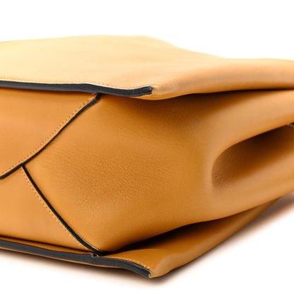 Celine Supple Natural Calfskin Medium Tri-Fold Bag Ocre 10 of 13