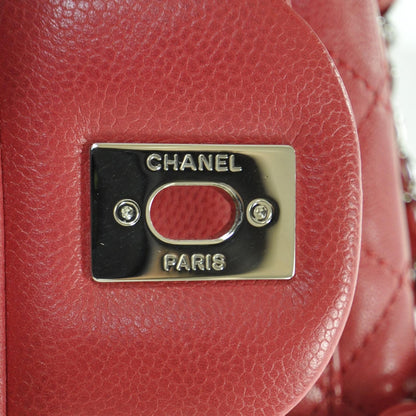 Chanel Washed Caviar Maxi Flap Fuchsia 10 of 10