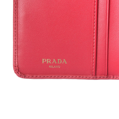 Prada Vitello Move Compact Wallet Peonia 6 of 7