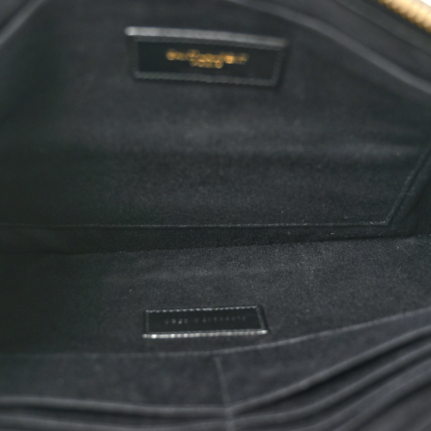 Calfskin Crocodile Embossed Tablet Pouch Black