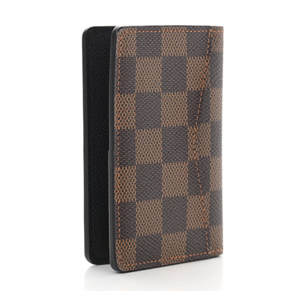 Louis Vuitton Damier Ebene Pocket Organizer NM 3 of 9