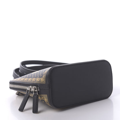 Gucci X SEGA Calfskin GUCCY Stars Mini Dome Shoulder Bag Black Gold 4 of 11