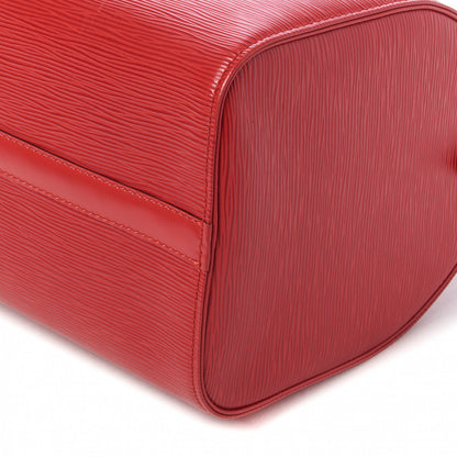 Louis Vuitton Epi Speedy 30 Castillan Red 4 of 9