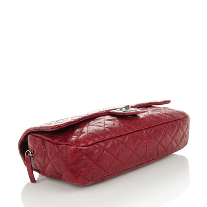 Chanel Iridescent Caviar Quilted Large Chic Flap Red 4 of 10