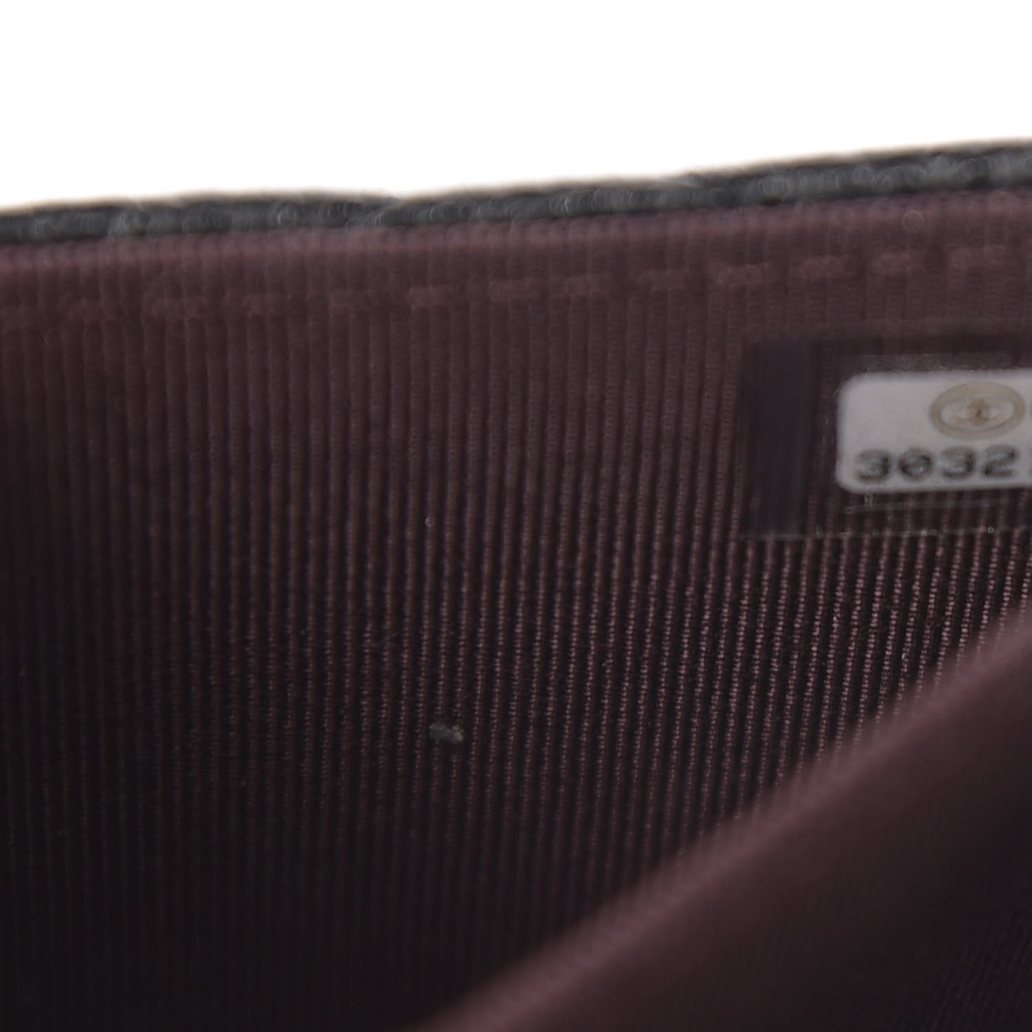 Caviar Quilted Flap Card Holder On Chain Black