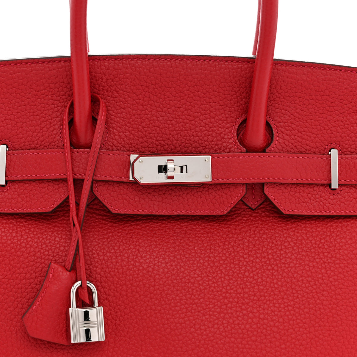 Hermes Togo Birkin 35 Rouge Casaque 8 of 11