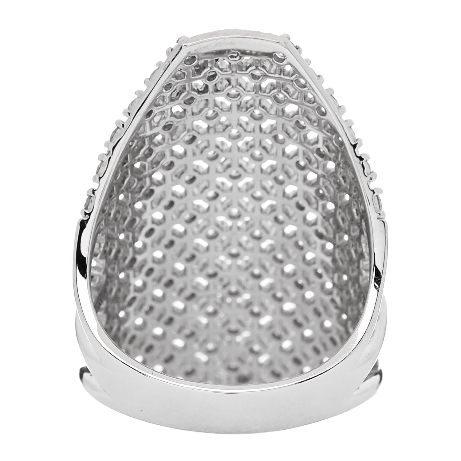 Parker & West by FASHIONPHILE Platinum Diamond 2.00ctw Cocktail Ring 54 6.75 4 of 8
