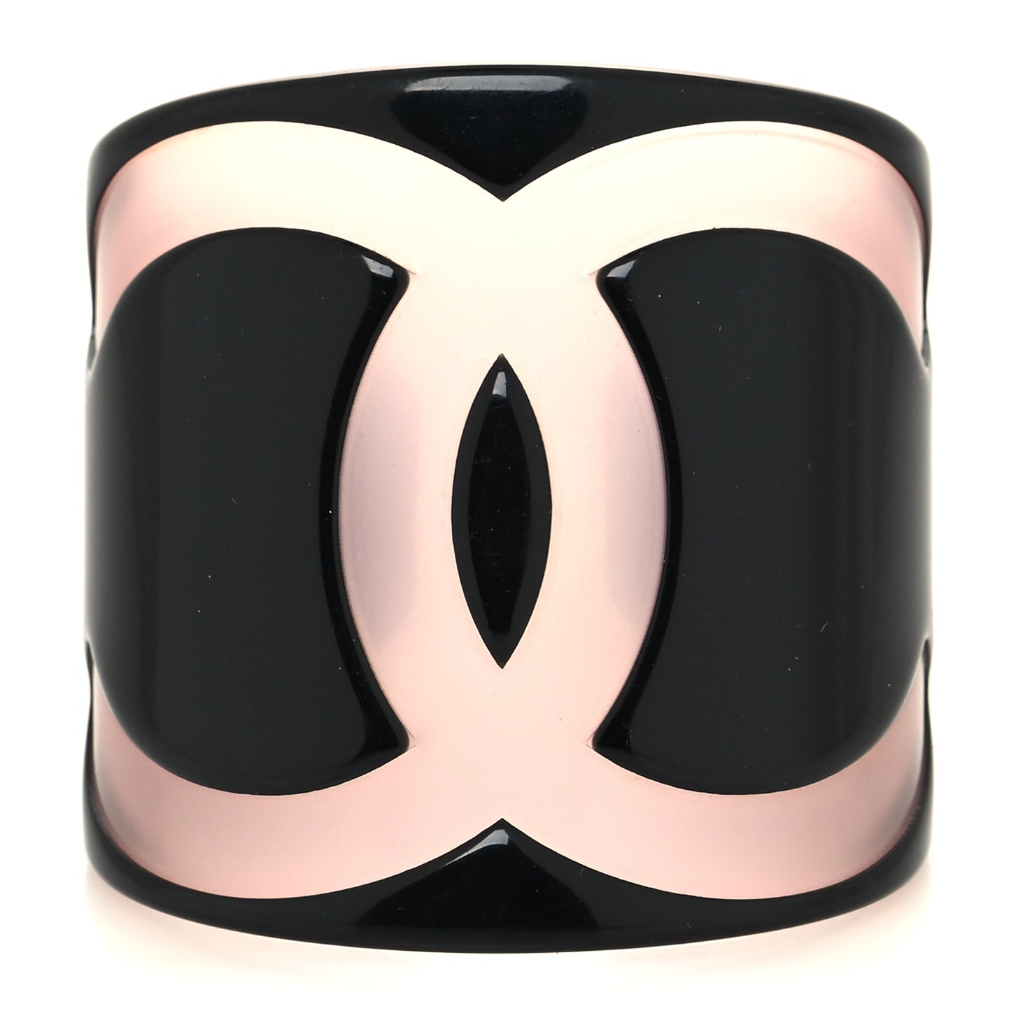 Resin CC Wide Cuff Black Pink