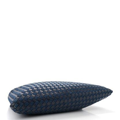 Bottega Veneta Denim Calfskin Intrecciato Large Hop Abyss Indigo 4 of 10