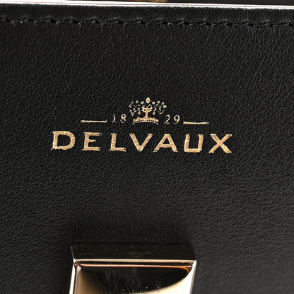 Delvaux Calfskin MM Tempete Satchel Black 6 of 10