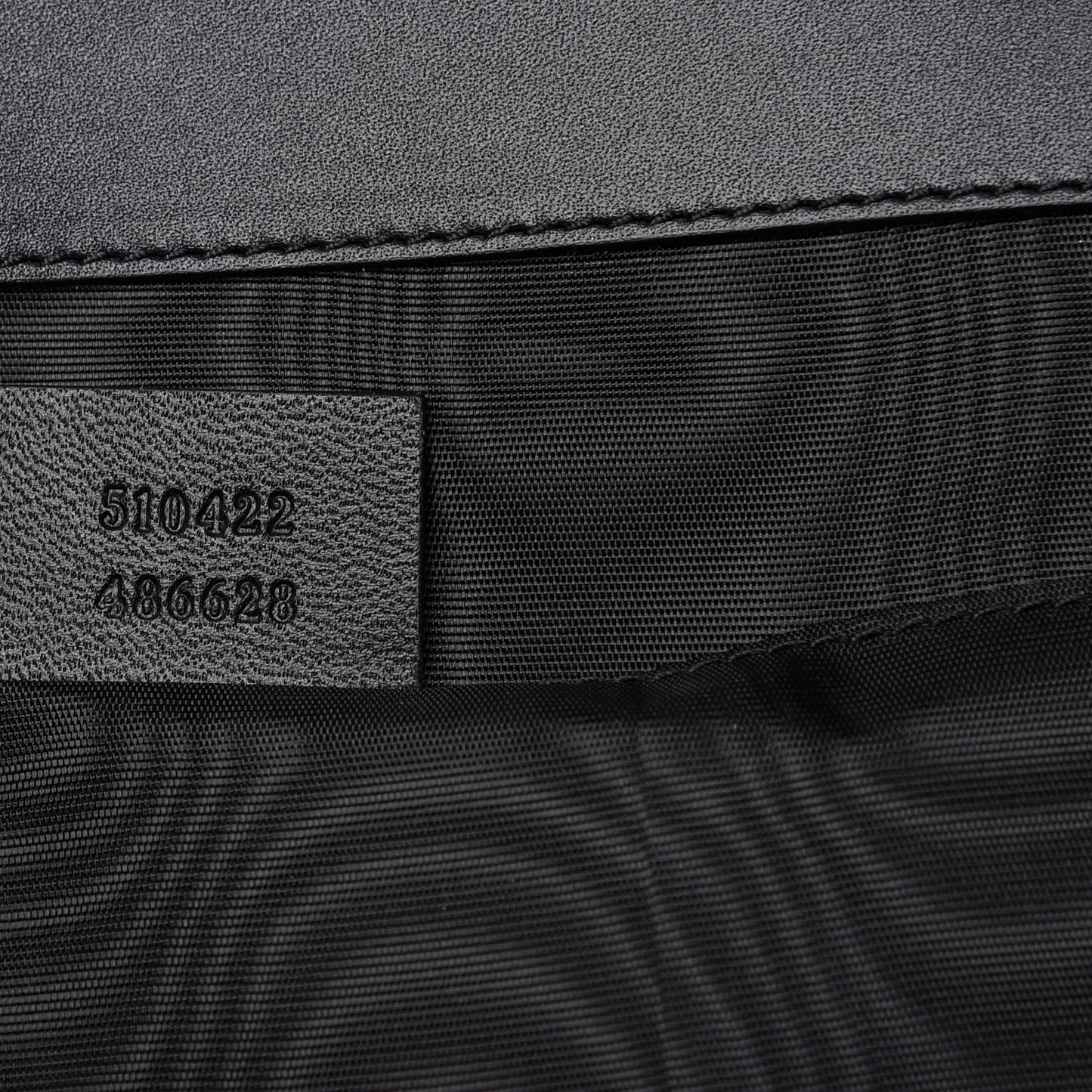 X SEGA Calfskin GUCCY Stars Portfolio Bag Black Gold