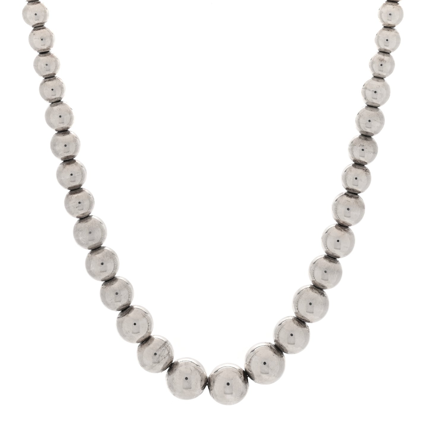 Sterling Silver HardWear Graduated Ball Necklace