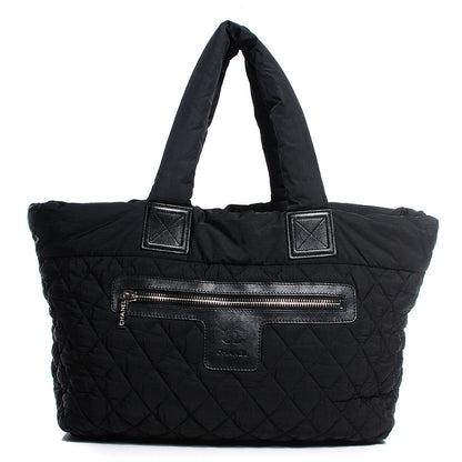 Chanel Nylon Quilted Large Coco Cocoon Tote Black 1 of 7