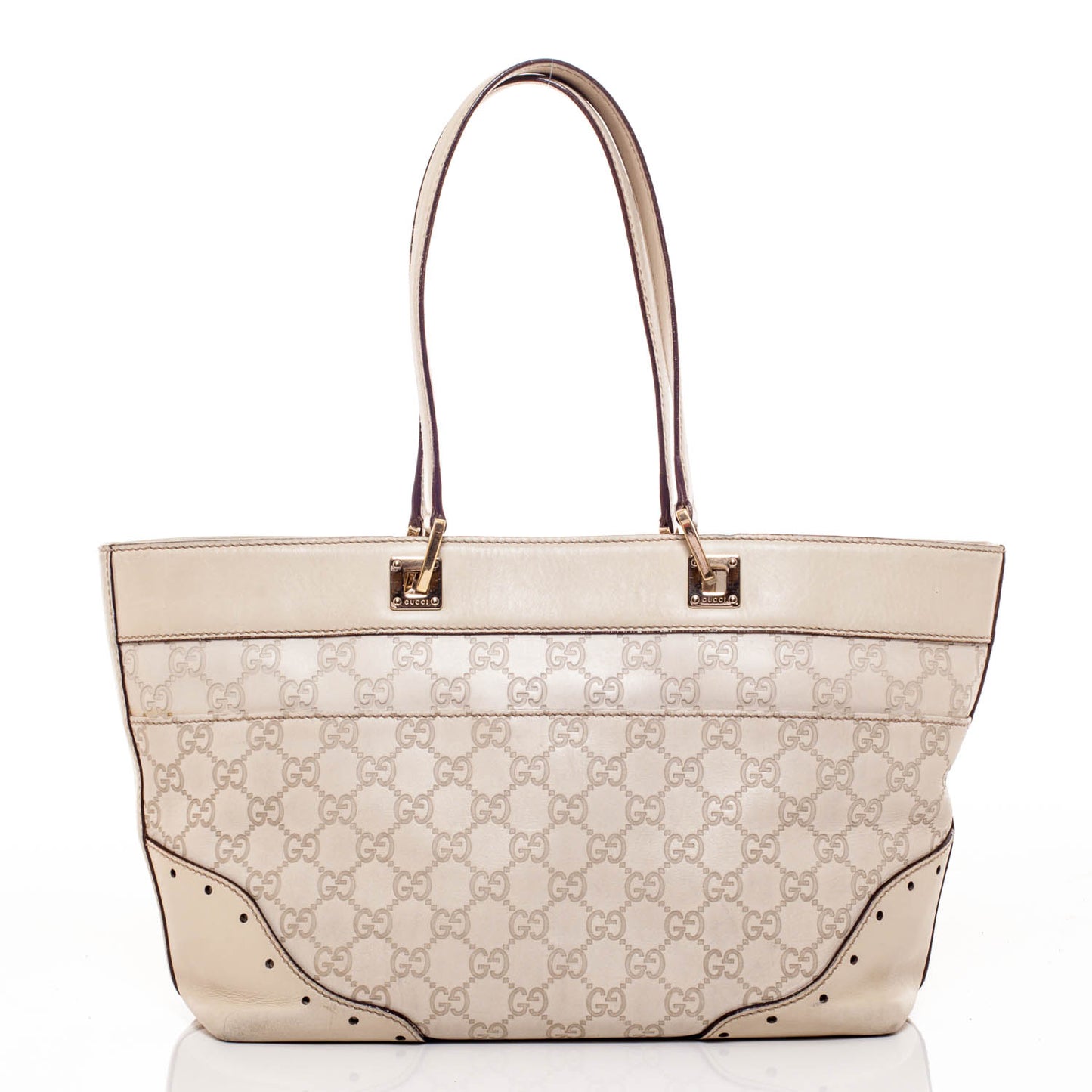 Guccissima Punch Tote Ivory