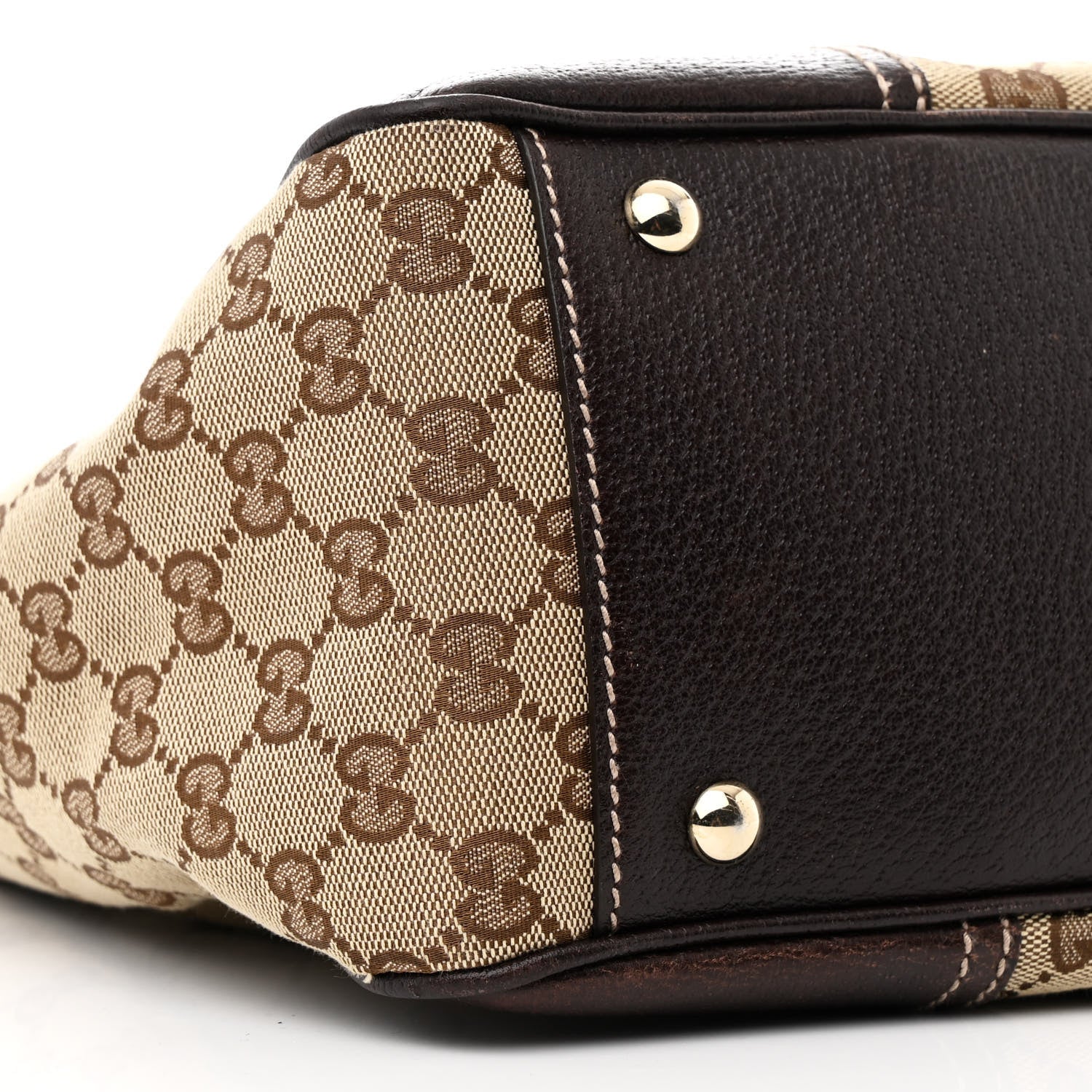 Gucci Monogram Medium Princy Tote Dark Brown 9 of 10