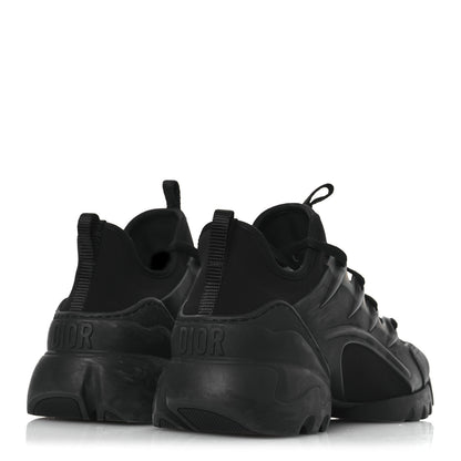 Christian Dior Neoprene Rubber Womens D-Connect Sneakers 37.5 Black 5 of 15