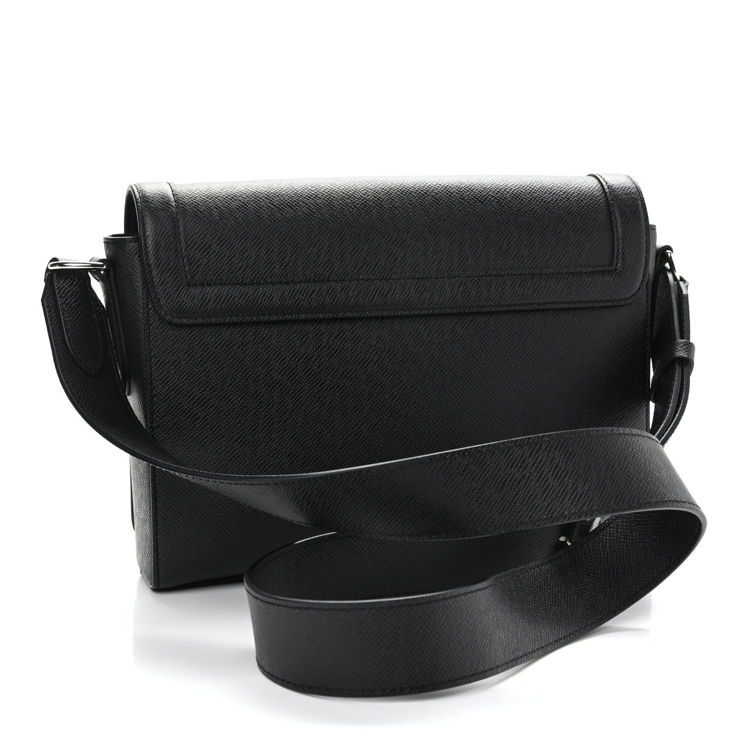 Louis Vuitton Taiga New Flap Messenger Black 3 of 12