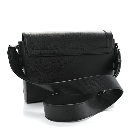 Louis Vuitton Taiga New Flap Messenger Black 3 of 12