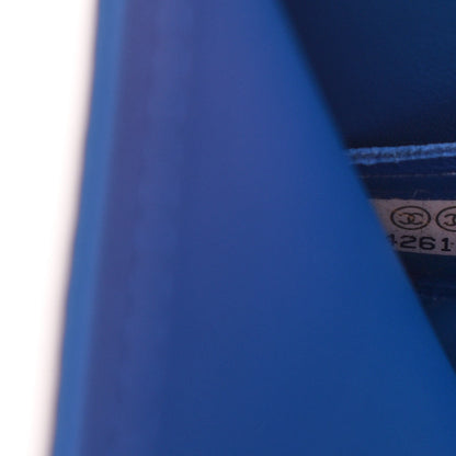 Chanel PVC Thread Woven Medium Boy Flap Dark Blue 6 of 9