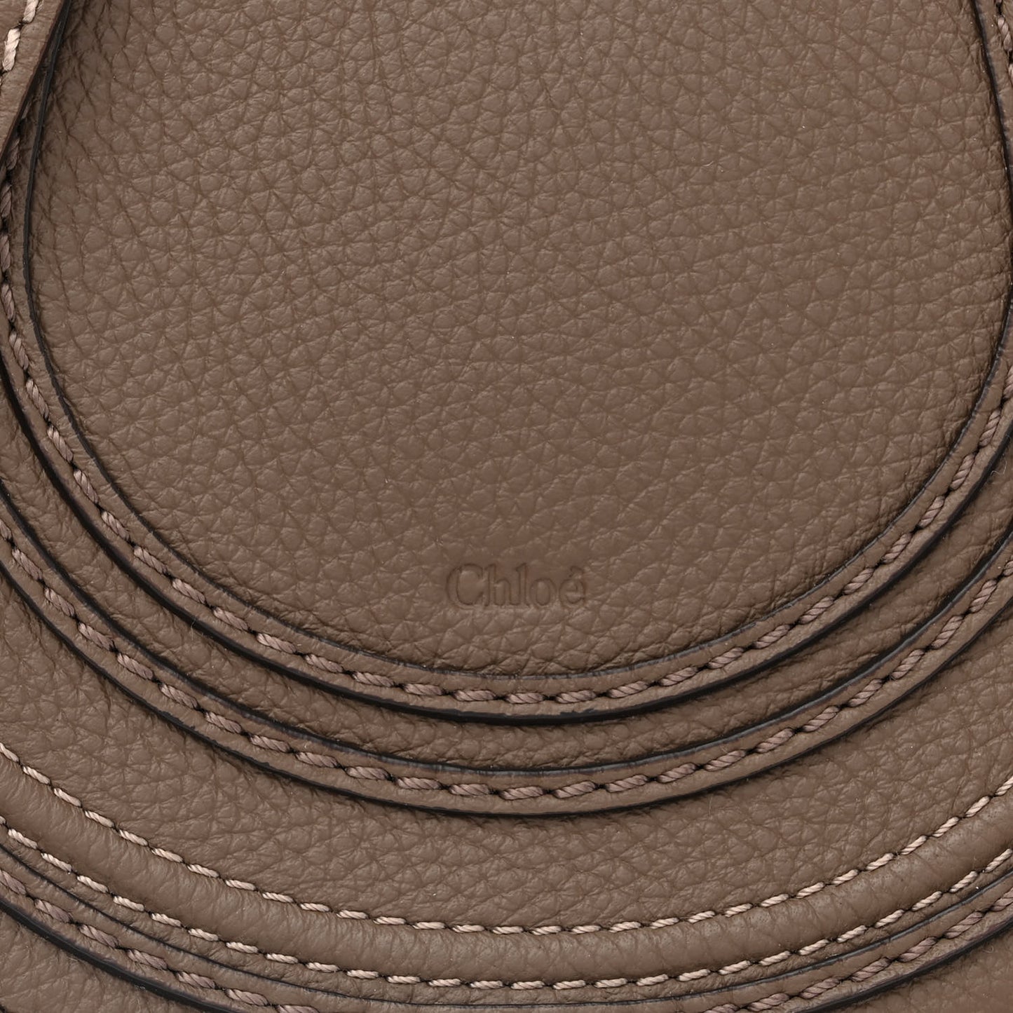 Calfskin Mini Marcie Round Crossbody Bag Army Green