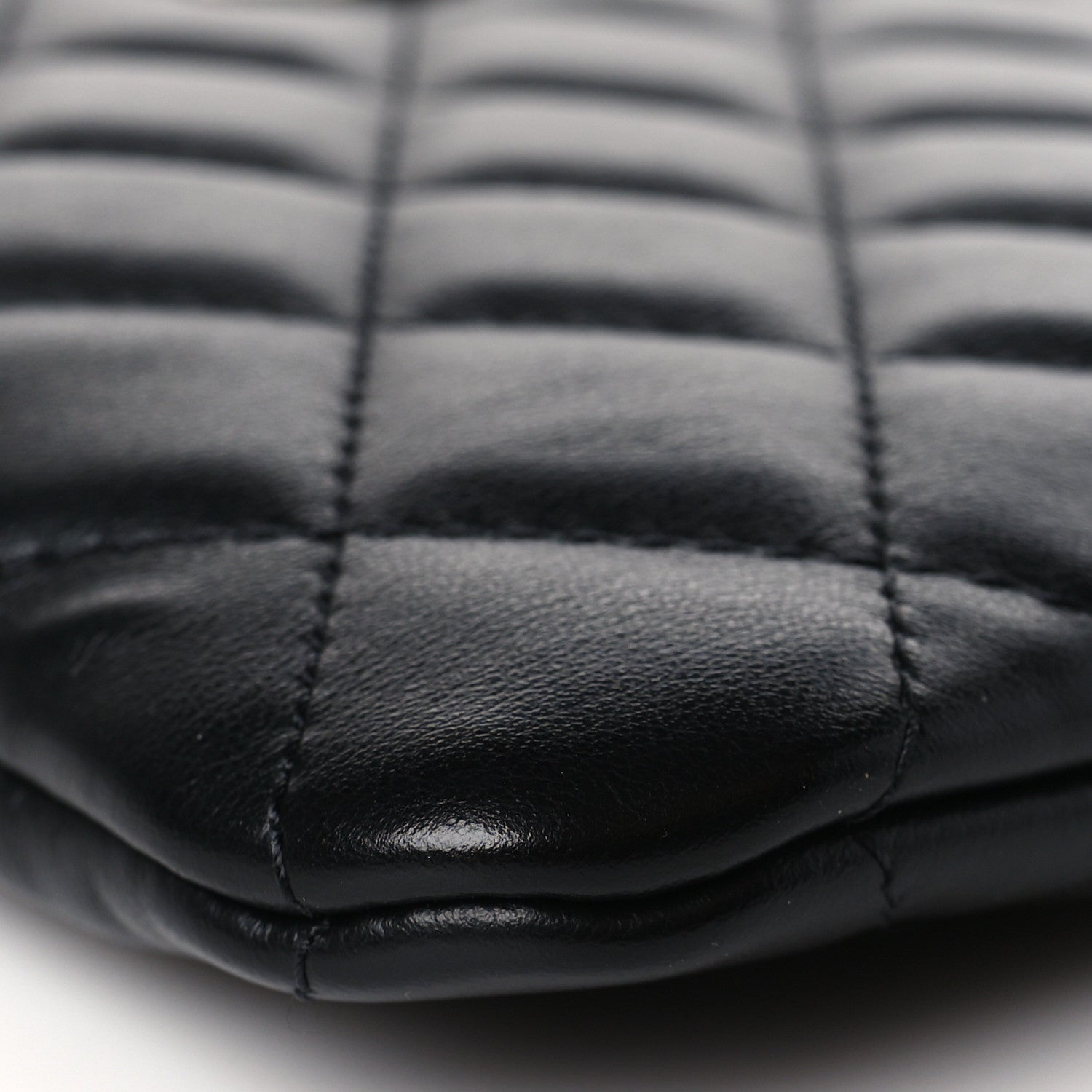 Chanel Lambskin Quilted Crossbody Bag Black 8 of 9