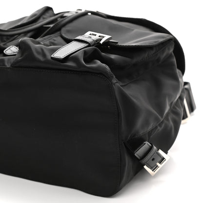 Prada Tessuto Nylon Saffiano Medium Backpack Black 10 of 10