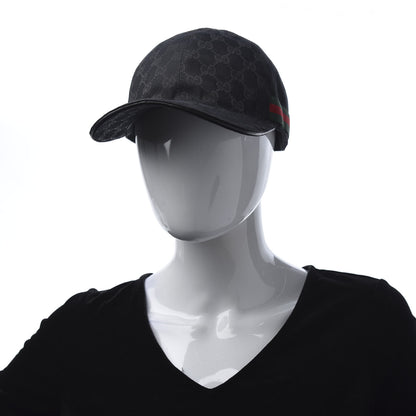 Gucci Monogram Web Baseball Hat M Black 2 of 8