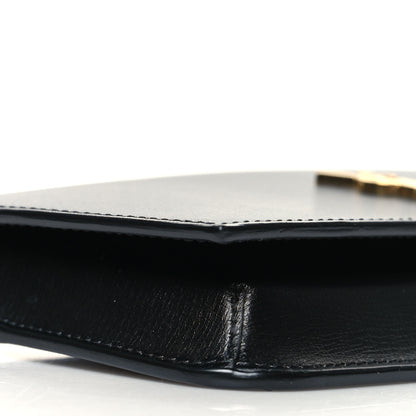 Saint Laurent Smooth Calfskin Monogram Phone Holder Crossbody Black 8 of 9