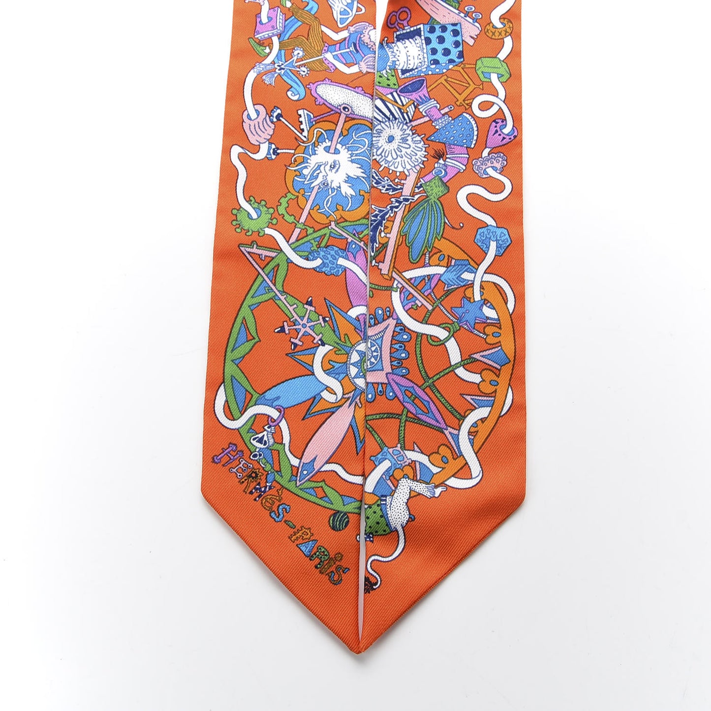 Silk La Folle Parade Twilly Orange Bleu White