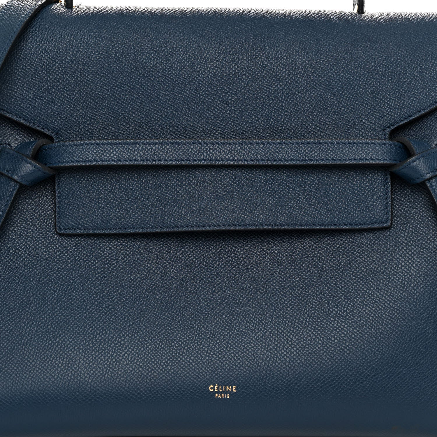 Celine Grained Calfskin Mini Belt Bag Deepsea 7 of 9