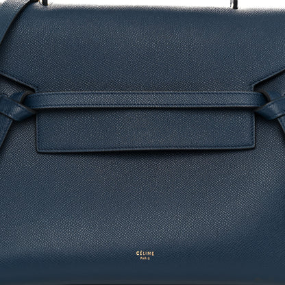 Celine Grained Calfskin Mini Belt Bag Deepsea 7 of 9