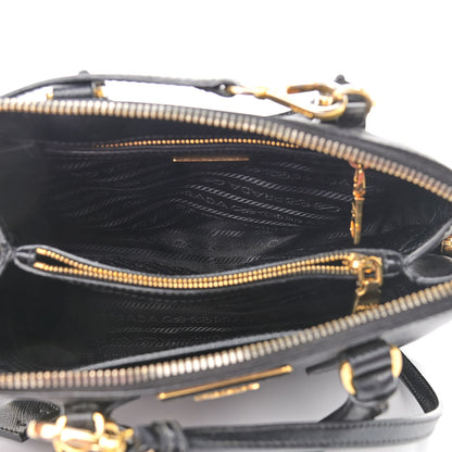 Prada Saffiano Lux Small Promenade Tote Black 7 of 10