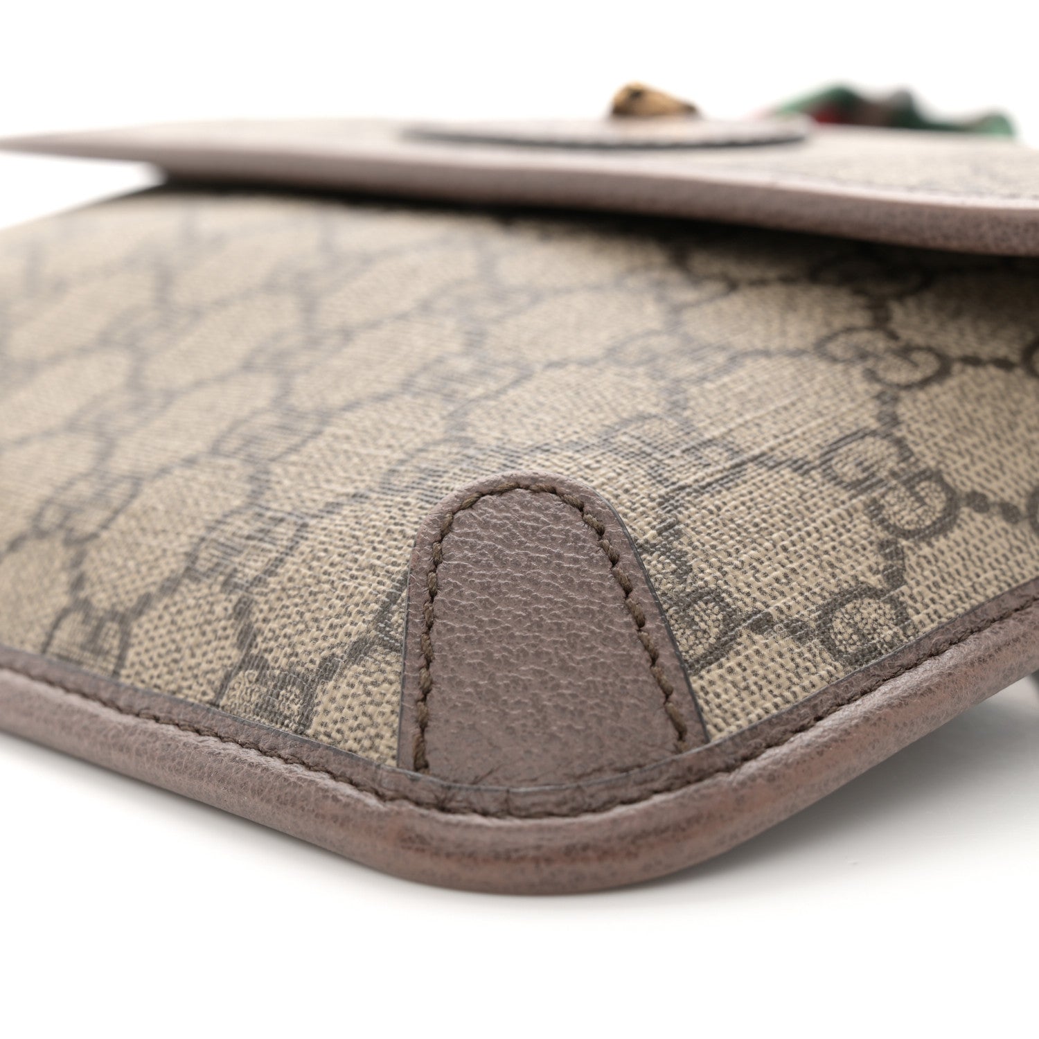 Gucci GG Supreme Monogram Neo Vintage Web Belt Bag Brown 11 of 12