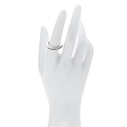 Chrome Hearts Sterling Silver CH Honolulu Fck You Spacer Ring 56 7.5 2 of 4