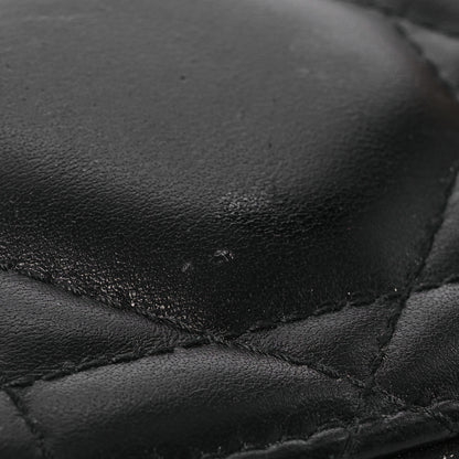 Christian Dior Lambskin Macrocannage Mini Caro Vanity Case Black 11 of 14